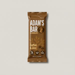 Coffee & Jazz protein bar by Adam's Bar — doctor-designed for GLP-1 users